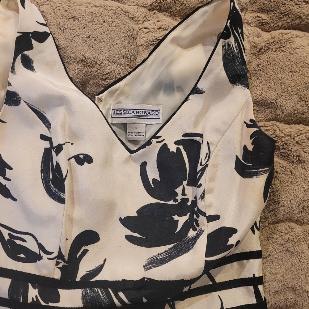 JESSICA HOWARD Dress women's size 8 fit and flare sleeveless dress - Picture 3 of 12
